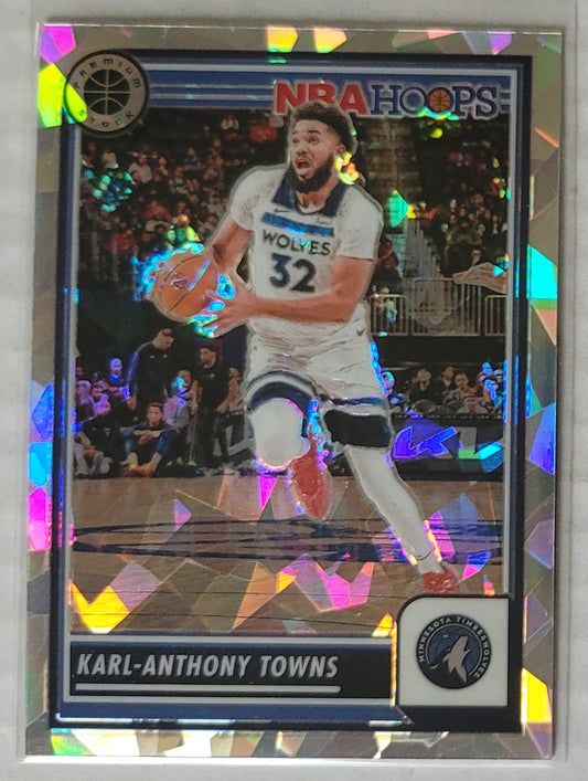 Karl-Anthony Towns - 2023-24 Hoops Premium Stock Ice Prizm #275