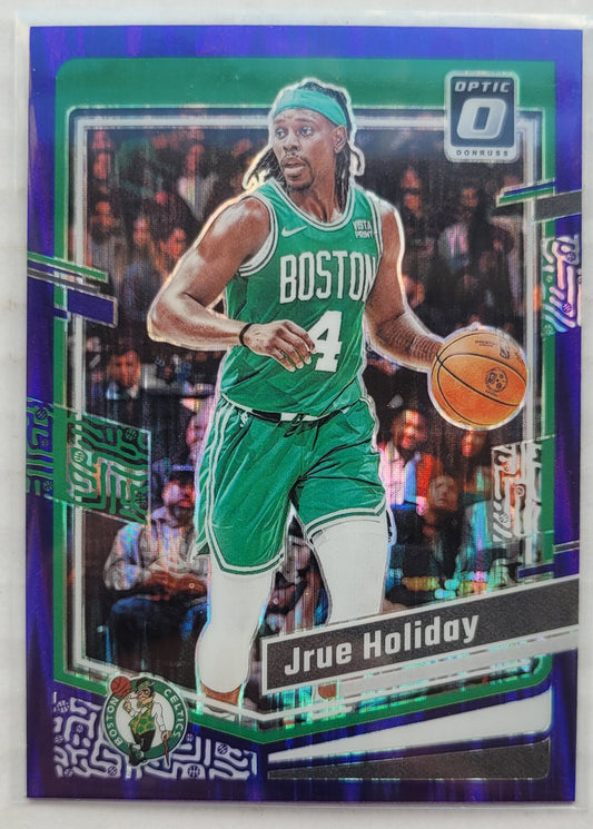 Jrue Holiday - 2023-24 Donruss Optic Purple Shock #117