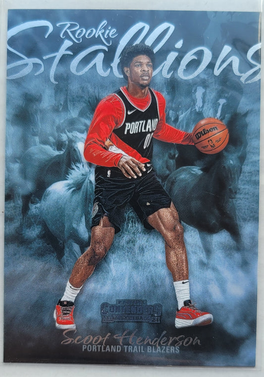 Scoot Henderson - 2023-24 Panini Contenders Rookie Stallions #8
