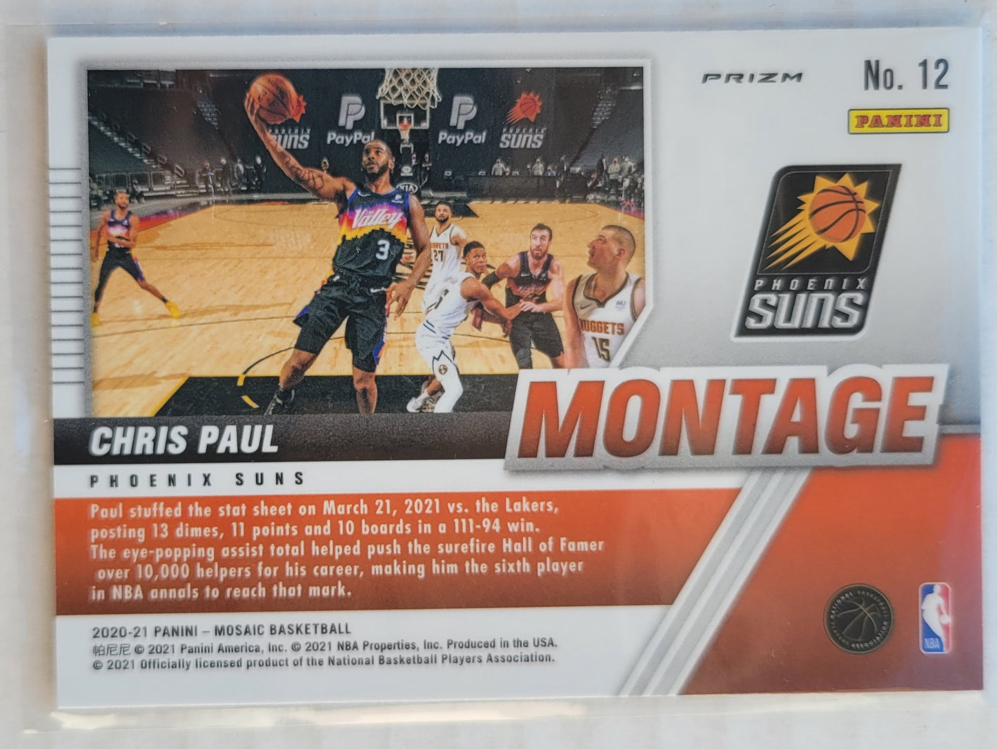 Chris Paul - 2020-21 Panini Mosaic Montage Mosaic #12