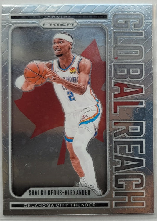 Shai Gilgeous-Alexander - 2024-25 Panini Prizm Global Reach #6