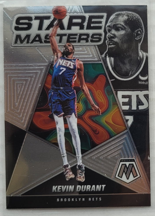 Kevin Durant - 2021-22 Panini Mosaic Stare Masters #14