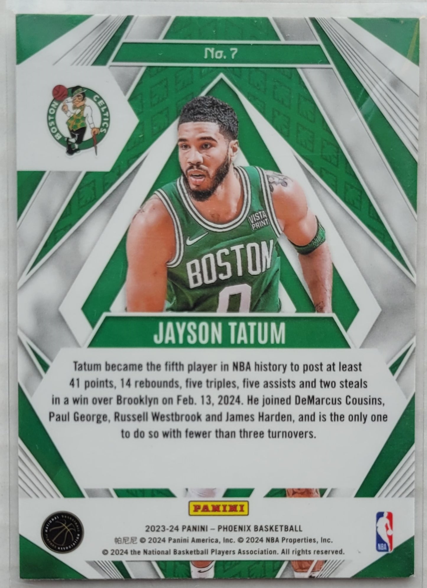 Jayson Tatum - 2023-24 Panini Phoenix Paragon #7