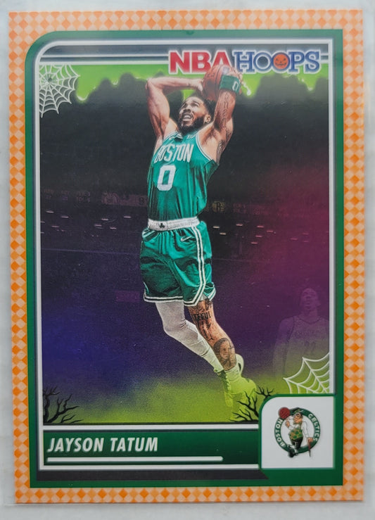 Jayson Tatum - 2023-24 Hoops Haunted Hoops Orange #265