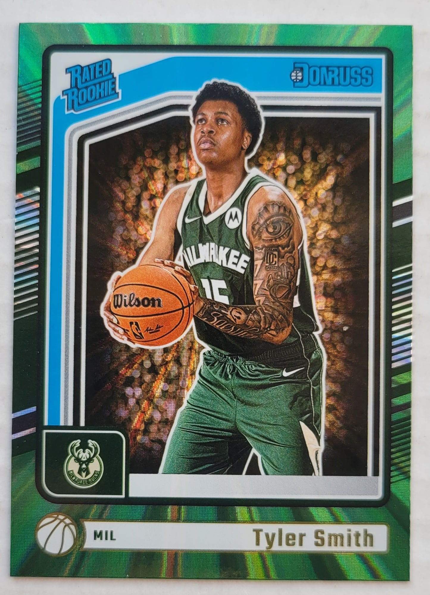 Tyler Smith - 2024-25 Donruss Holo Green Laser #212 RR RC