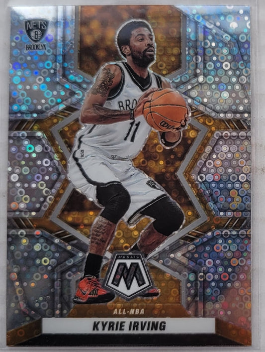 Kyrie Irving - 2021-22 Panini Mosaic Mosaic Fast Break Silver #295 ALL
