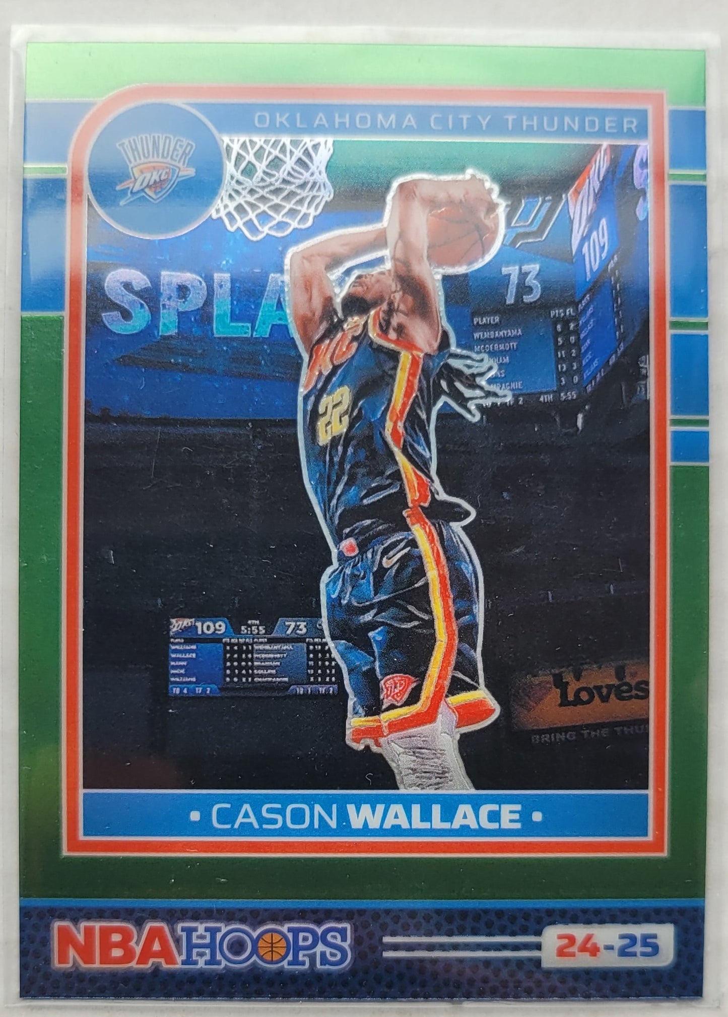 Cason Wallace - 2024-25 Hoops Premium Prizms Green #68