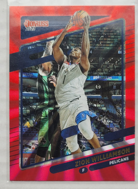 Zion Williamson - 2021-22 Donruss Holo Pink Laser #189