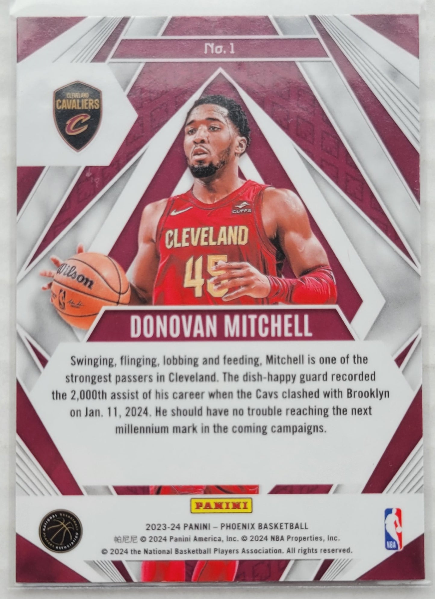 Donovan Mitchell - 2023-24 Panini Phoenix Paragon #1