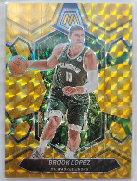 Brook Lopez - 2023-24 Panini Mosaic Mosaic Reactive Yellow #112