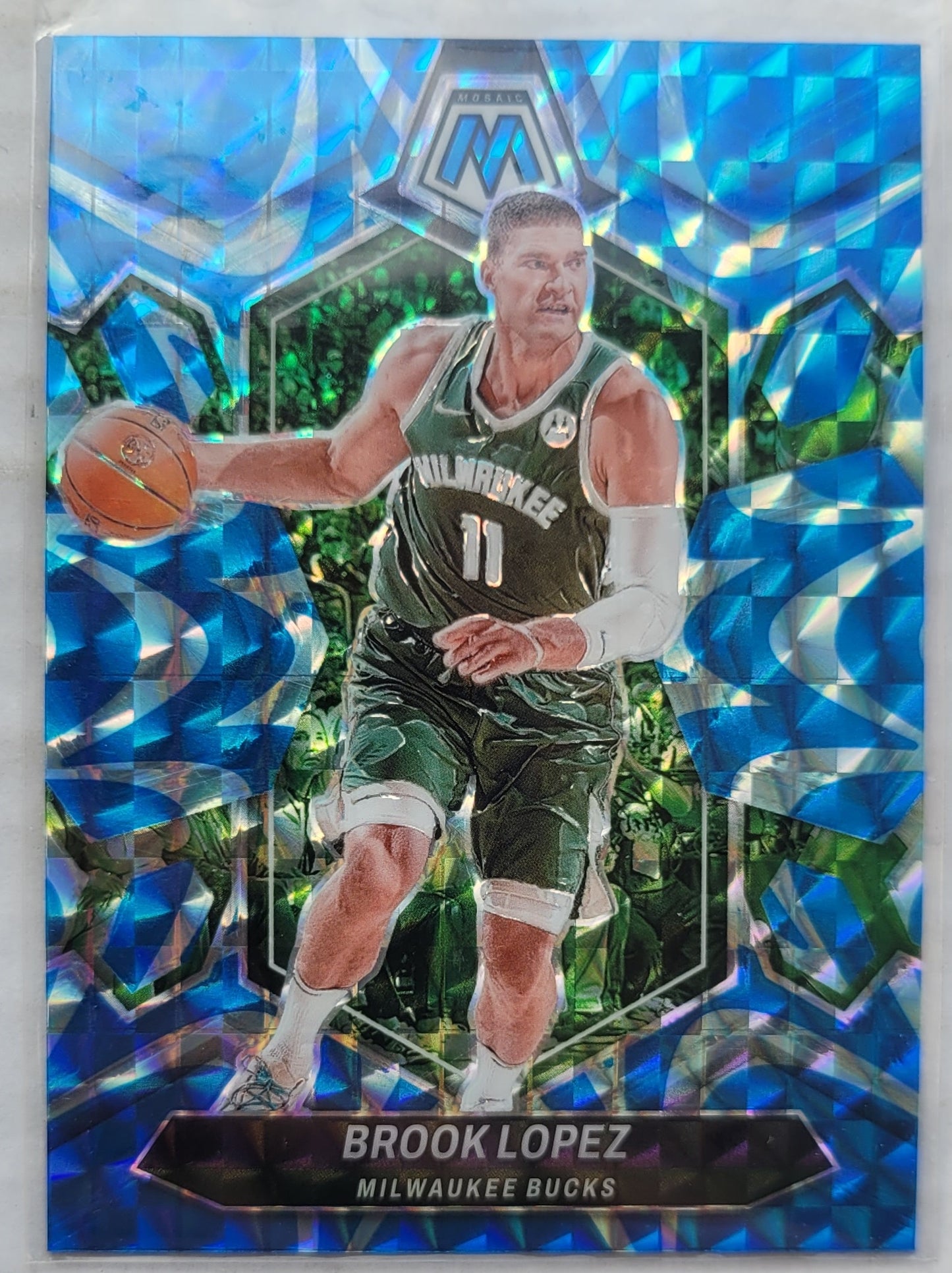Brook Lopez - 2023-24 Panini Mosaic Mosaic Reactive Blue #112
