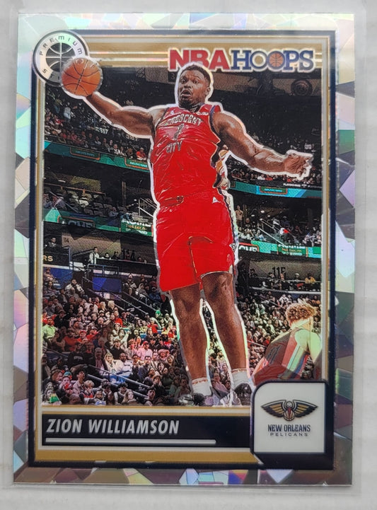 Zion Williamson  2023-24 Hoops Premium Stock Ice Prizm #270