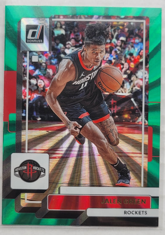 Jalen Green - 2022-23 Donruss Holo Green Laser #150