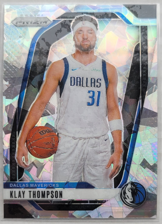 Klay Thompson - 2024-25 Panini Prizm Prizms Ice #107