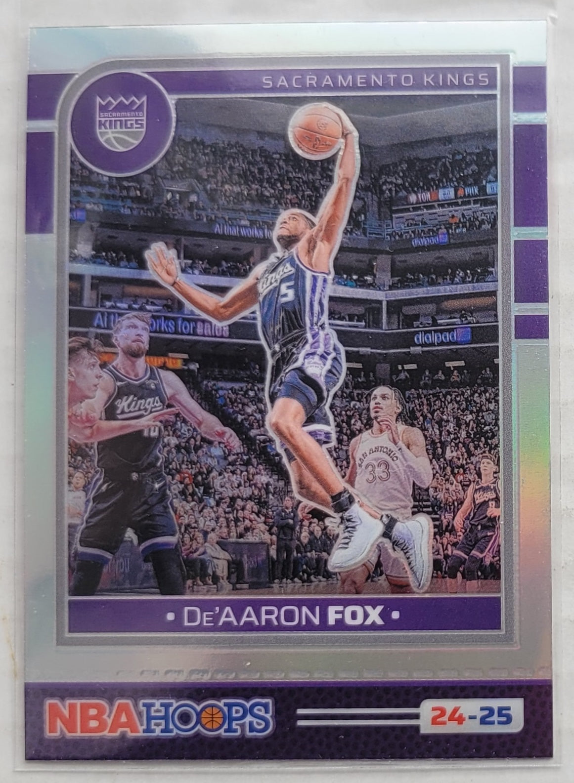 De'Aaron Fox - 2024-25 Hoops Premium Prizms Silver #111