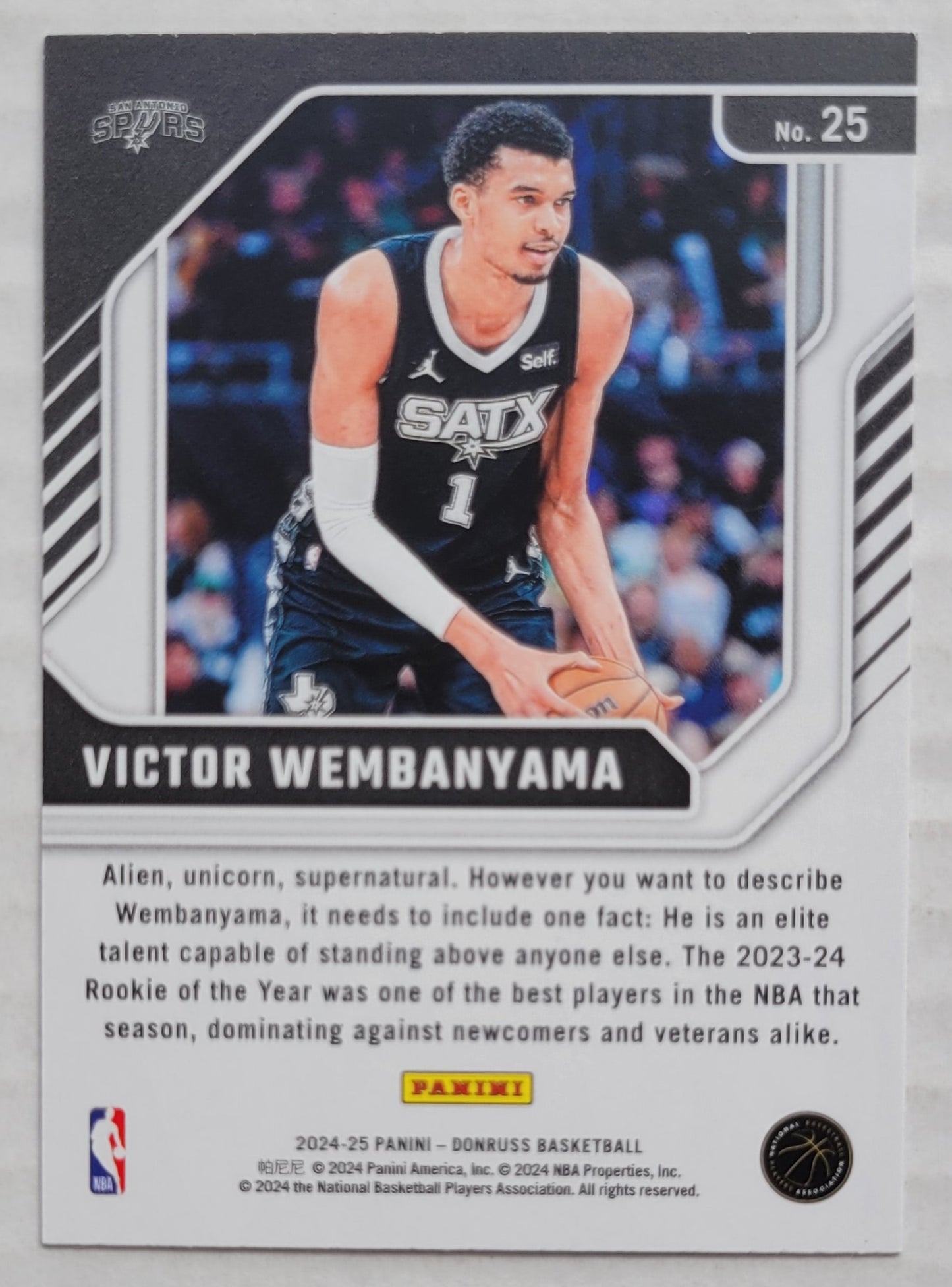 Victor Wembanyama - 2024-25 Donruss Franchise Features #25