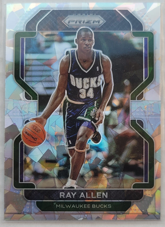 Ray Allen - 2021-22 Panini Prizm Prizms Ice #251