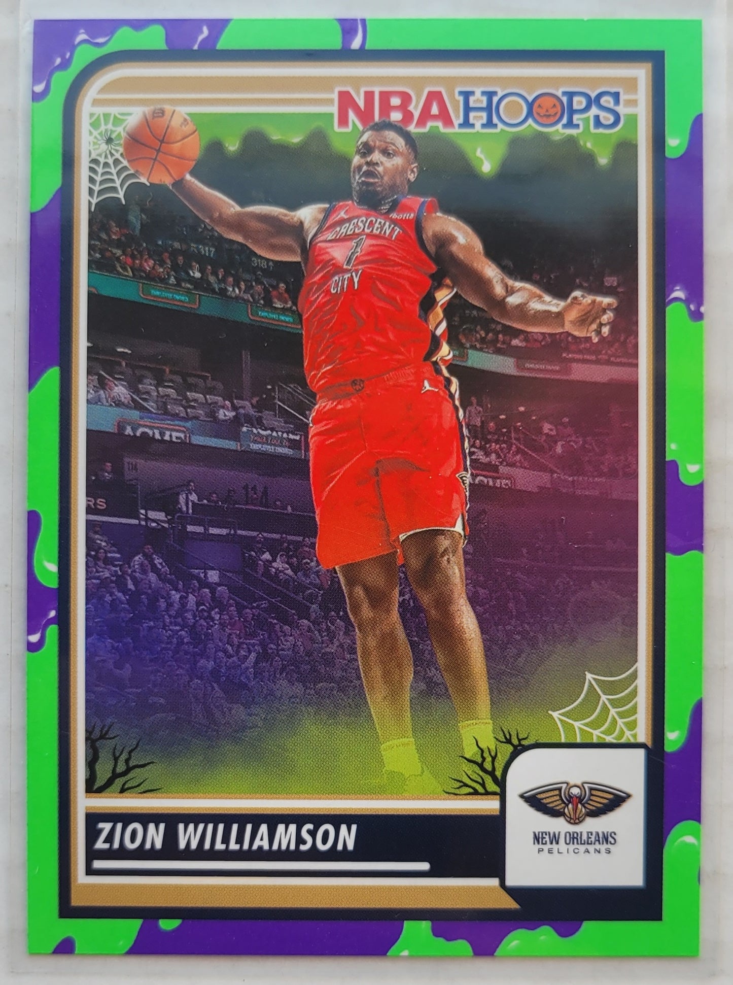 Zion Williamson - 2023-24 Hoops Haunted Hoops Slime #270