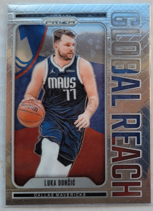 Luka Doncic - 2024-25 Panini Prizm Global Reach #8