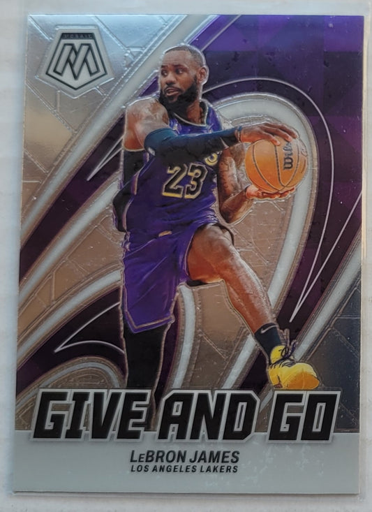 LeBron James - 2023-24 Panini Mosaic Give and Go #3