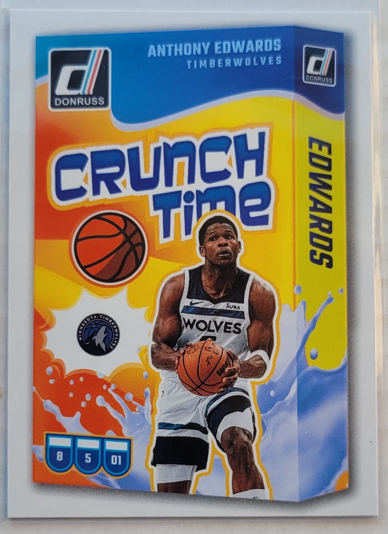 Anthony Edwards - 2024-25 Donruss Crunch Time #15