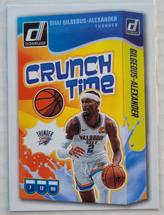 Shai Gilgeous-Alexander - 2024-25 Donruss Crunch Time #14