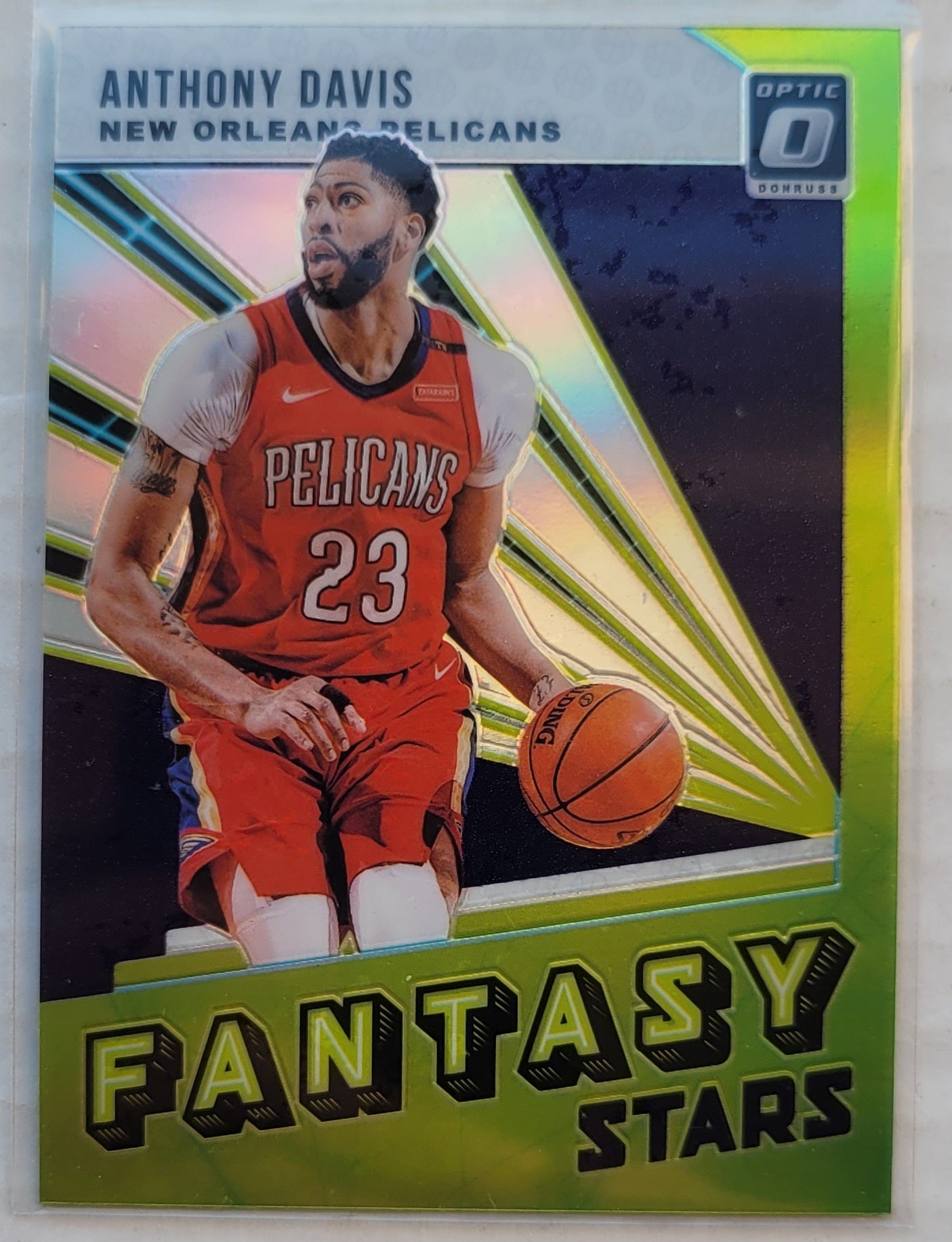 Anthony Davis - 2018-19 Donruss Optic Fantasy Stars Holo #1