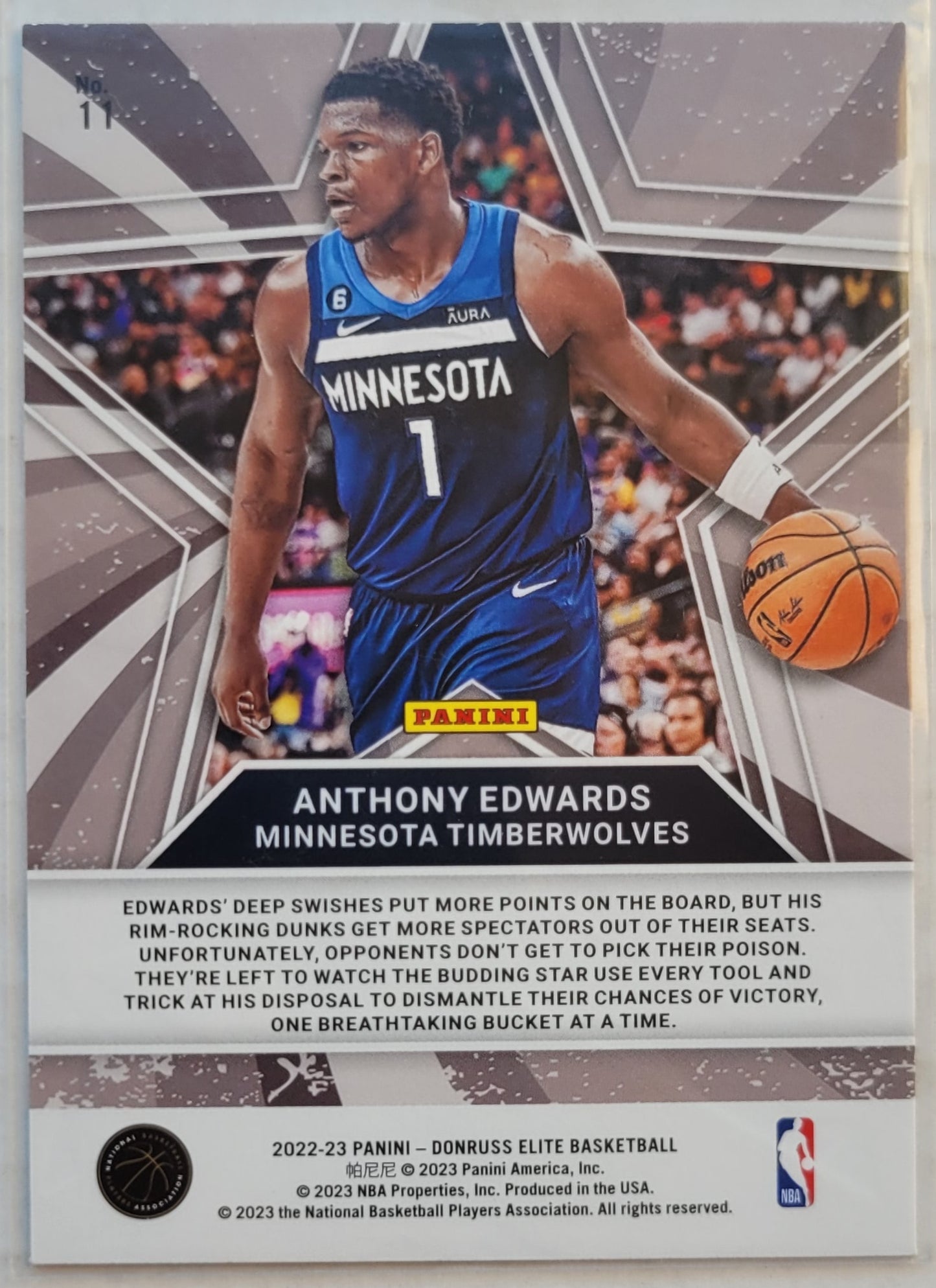 Anthony Edwards - 2022-23 Elite Star Status #11