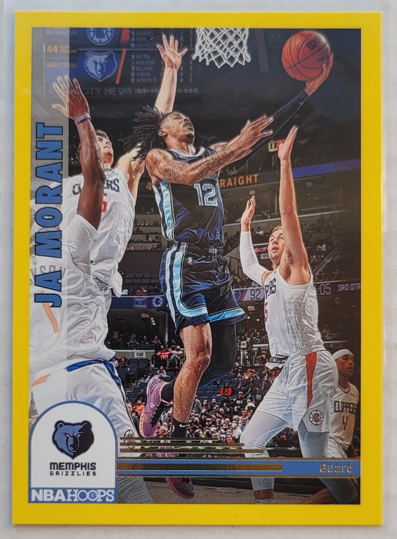 Ja Morant - 2022-23 Hoops Yellow #289