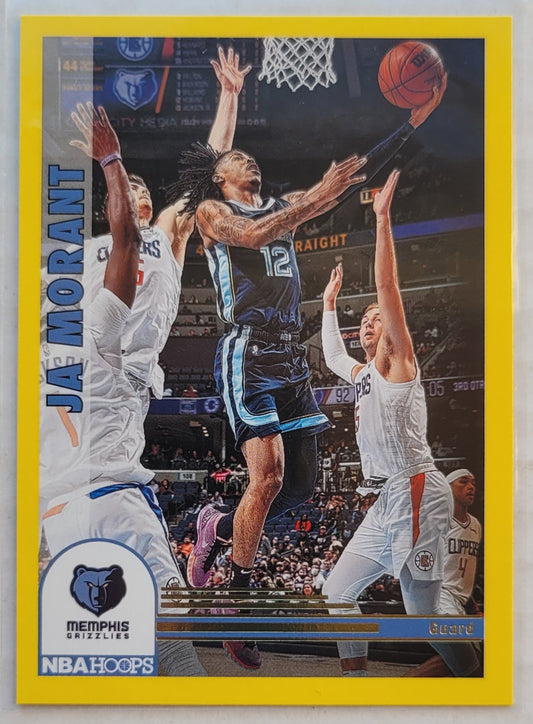 Ja Morant - 2022-23 Hoops Yellow #289