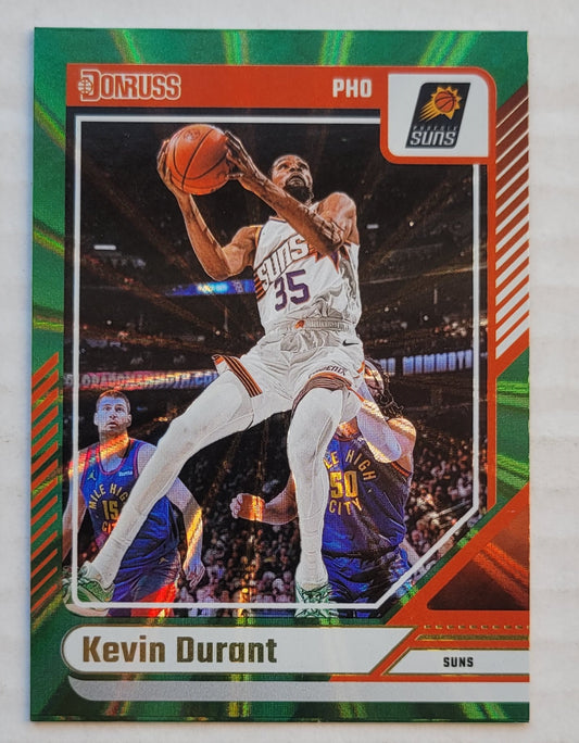 Kevin Durant - 2024-25 Donruss Holo Green Laser #54
