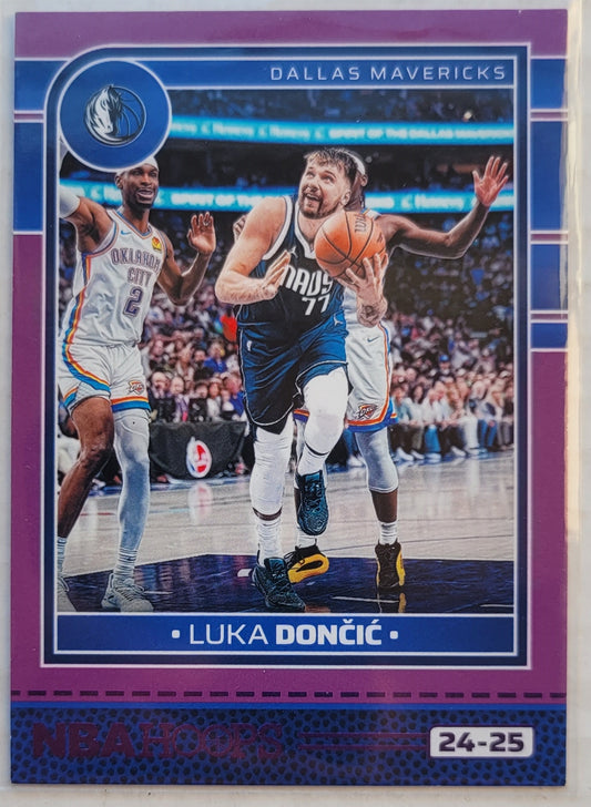 Luka Doncic - 2024-25 Hoops Purple #115