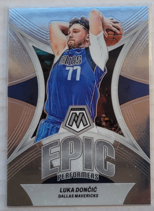 Luka Doncic - 2023-24 Panini Mosaic Epic Performers #9