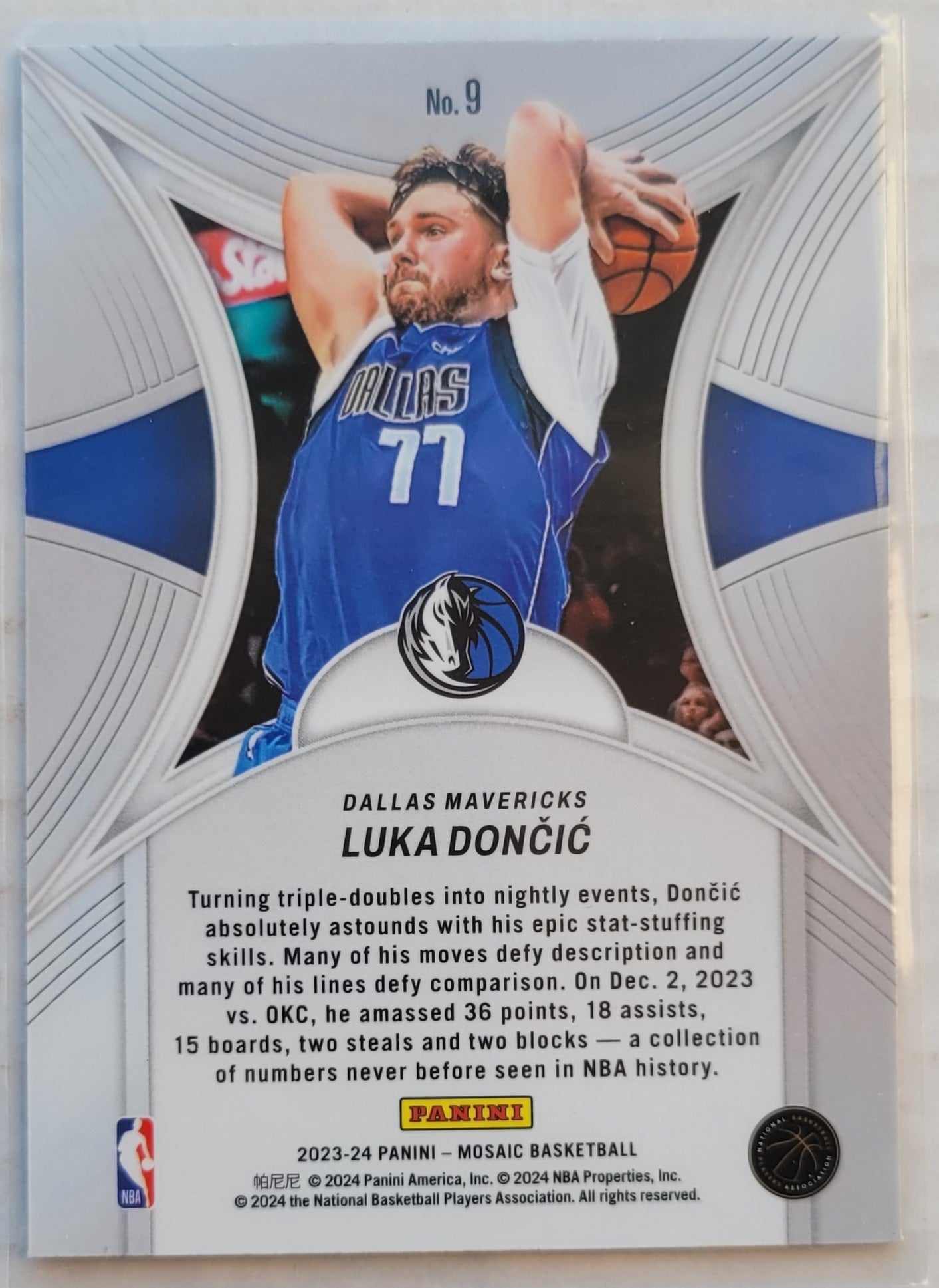 Luka Doncic - 2023-24 Panini Mosaic Epic Performers #9
