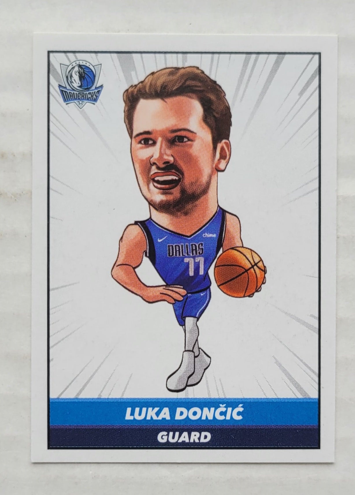 Luka Doncic - 2021-22 Panini Stickers #302 Illustrated Player