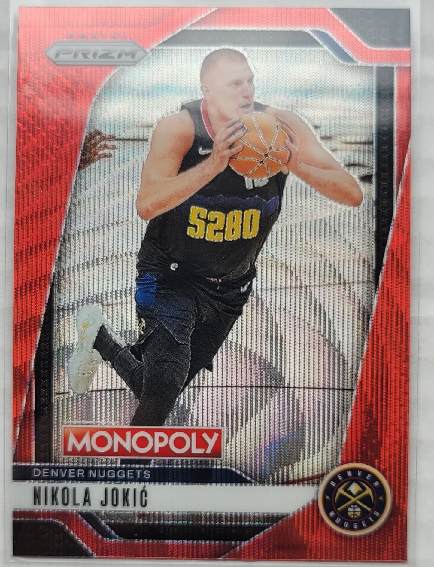 Nikola Jokic - 2024-25 Panini Prizm Monopoly Red #55