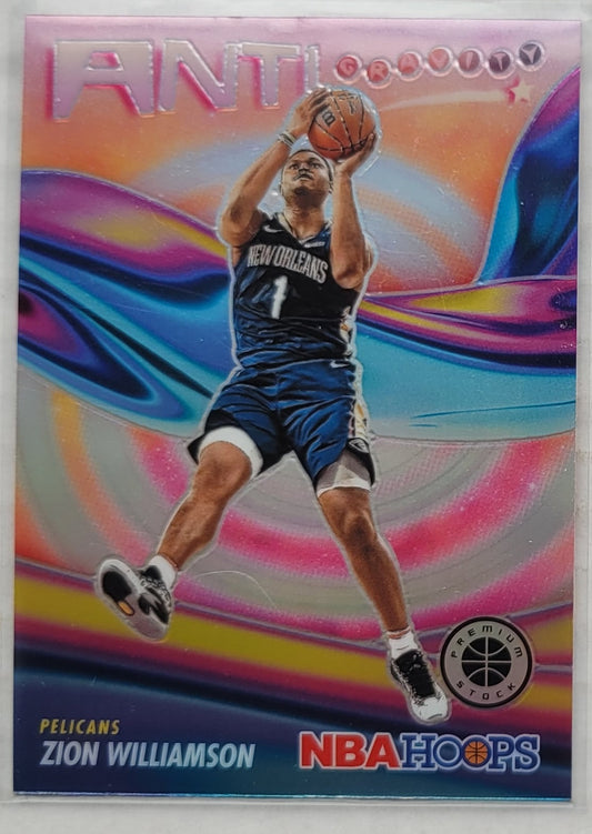 Zion Williamson - 2023-24 Hoops Premium Stock Anti Gravity Silver Prizm #1