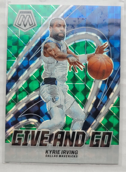 Kyrie Irving - 2023-24 Panini Mosaic Give and Go Mosaic Green #8