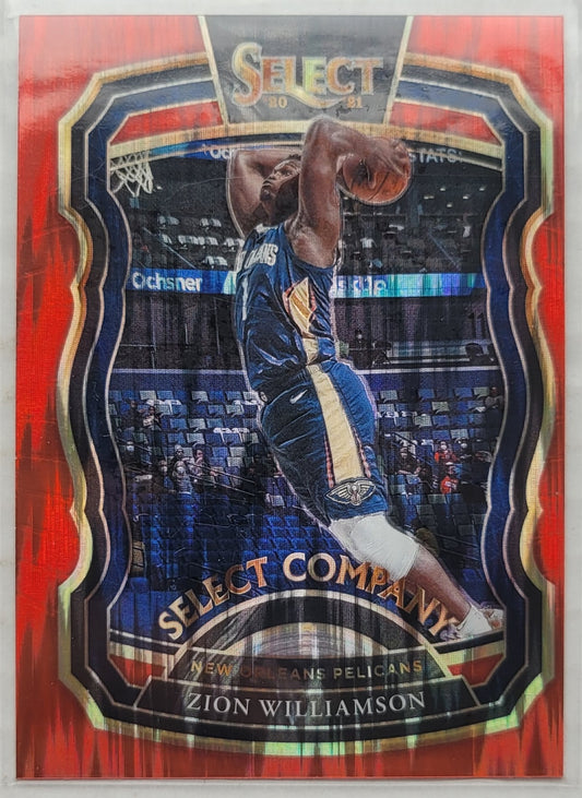 Zion Williamson - 2020-21 Select Company Prizms Red #6