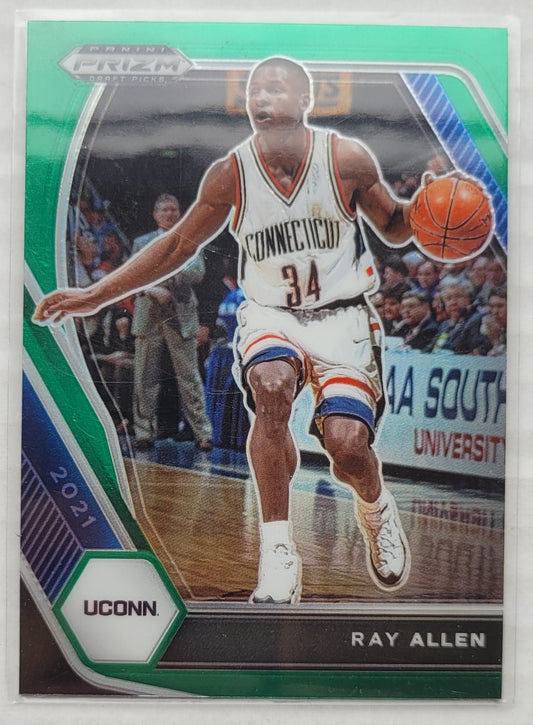Ray Allen - 2021-22 Panini Prizm Draft Picks Prizms Green #91