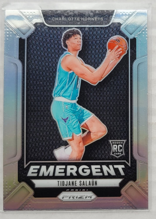 Tidjane Salaun - 2024-25 Panini Prizm Emergent Prizms Silver #5