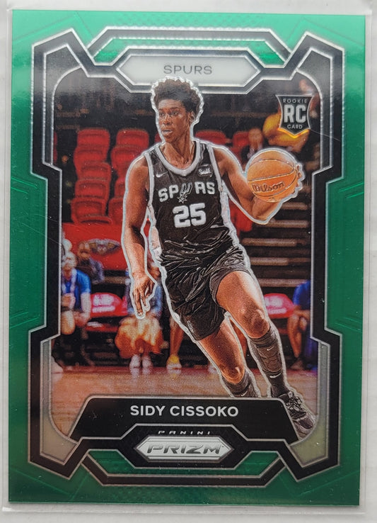 Sidy Cissoko - 2023-24 Panini Prizm Prizms Green #173 RC