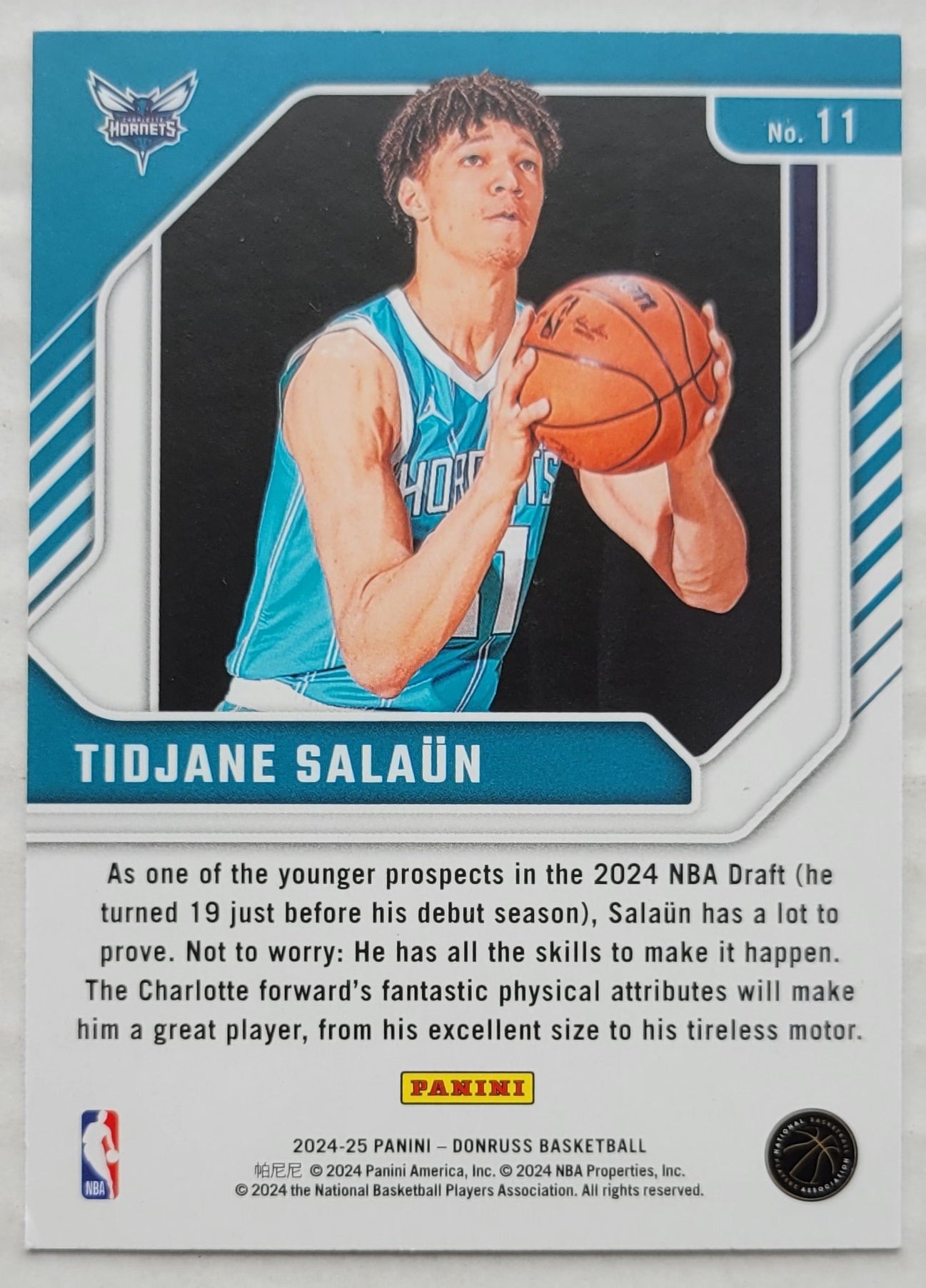 Tidjane Salaun - 2024-25 Donruss Franchise Features #11