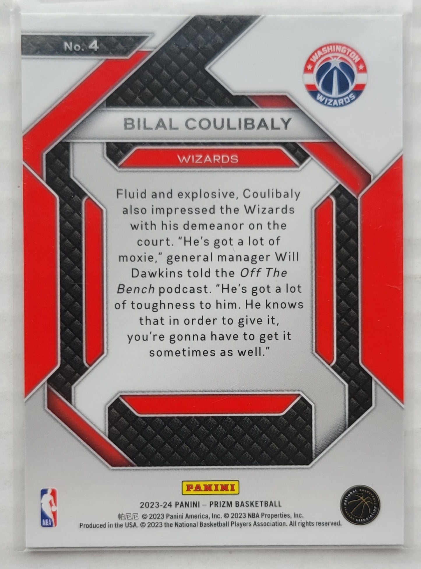 Bilal Coulibaly - 2023-24 Panini Prizm Emergent #4