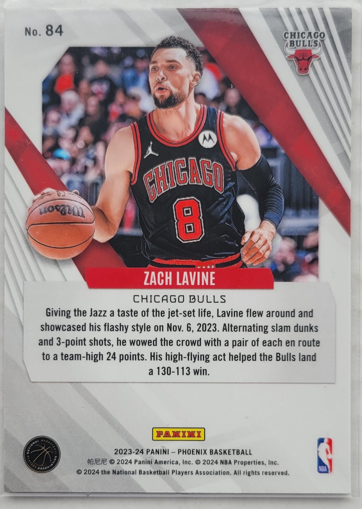 Zach LaVine - 2023-24 Panini Phoenix Silver #84