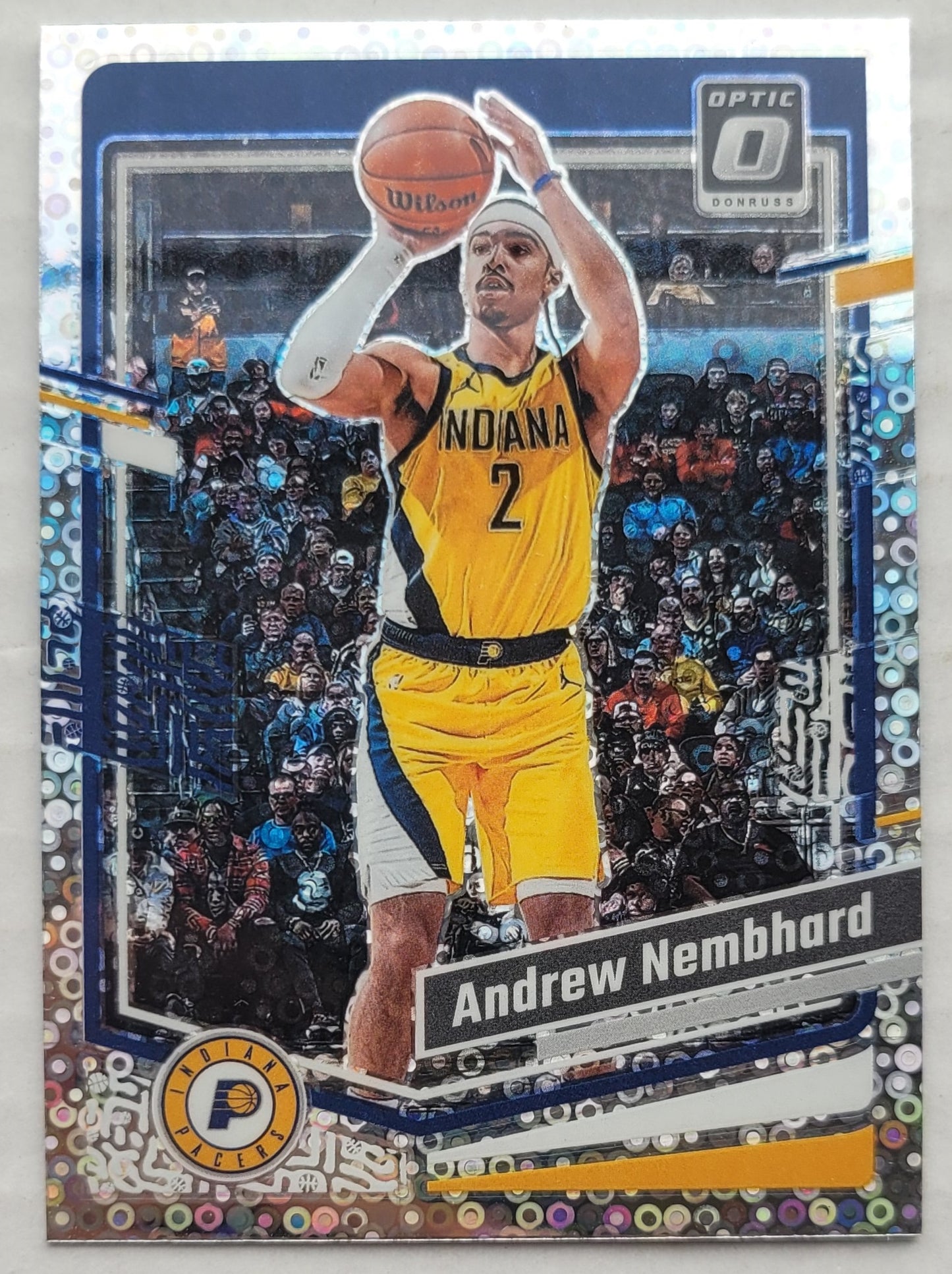 Andrew Nembhard - 2023-24 Donruss Optic Fast Break Holo #3