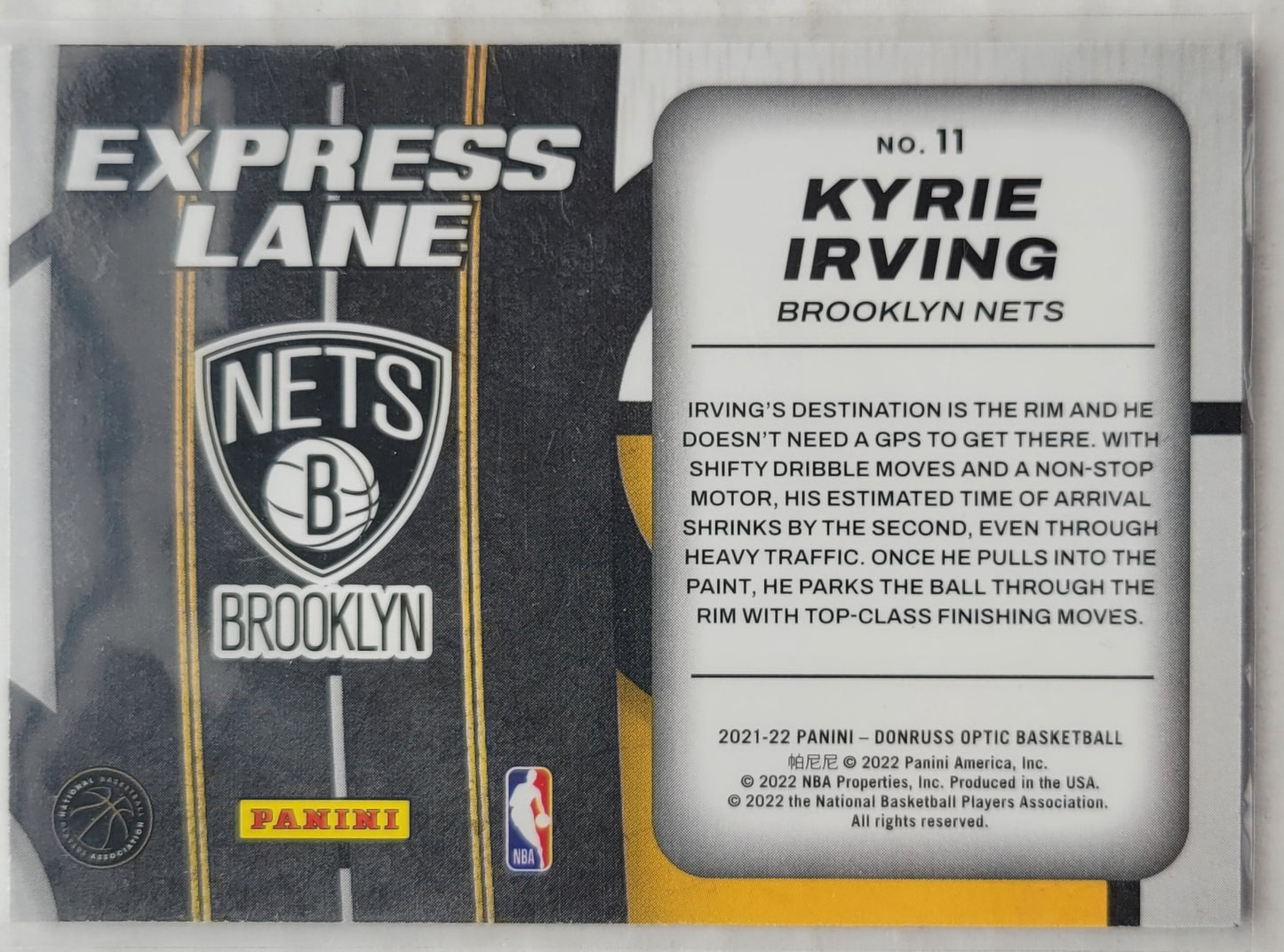 Kyrie Irving - 2021-22 Donruss Optic Express Lane #11