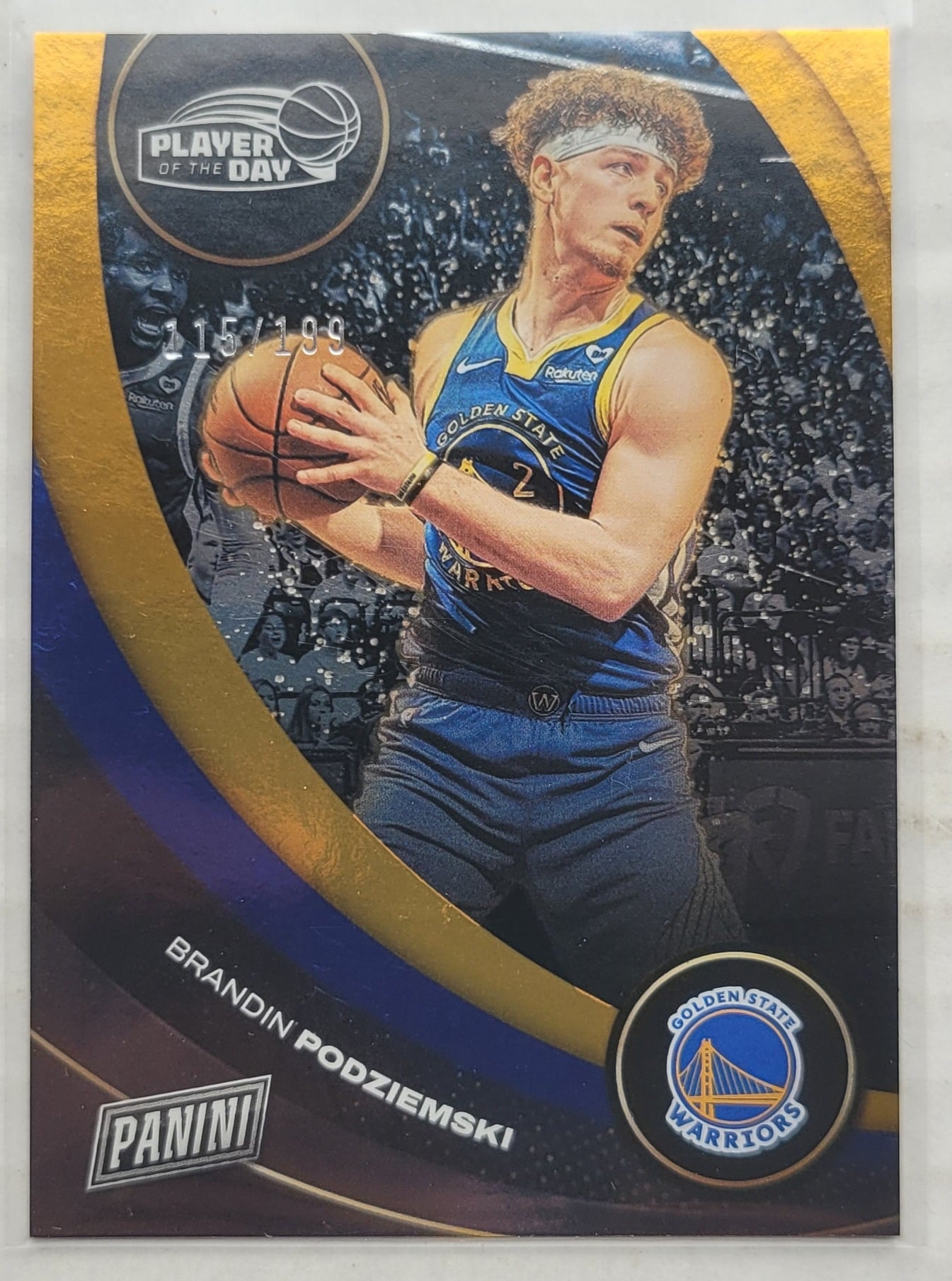 Brandin Podziemski - 2024-25 Panini Player of the Day Orange #49 - 115/199