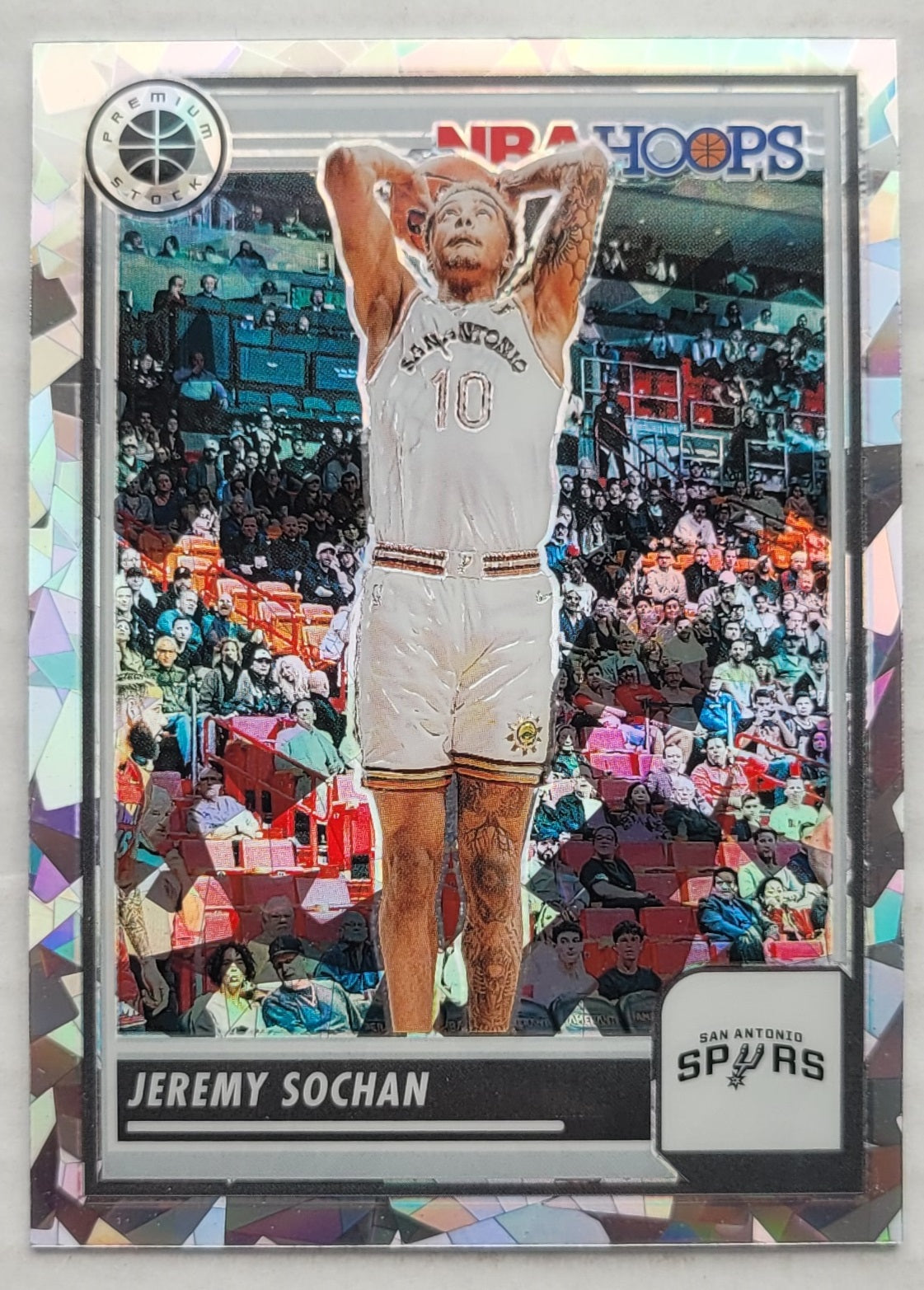 Jeremy Sochan - 2023-24 Hoops Premium Stock Ice Prizm #34
