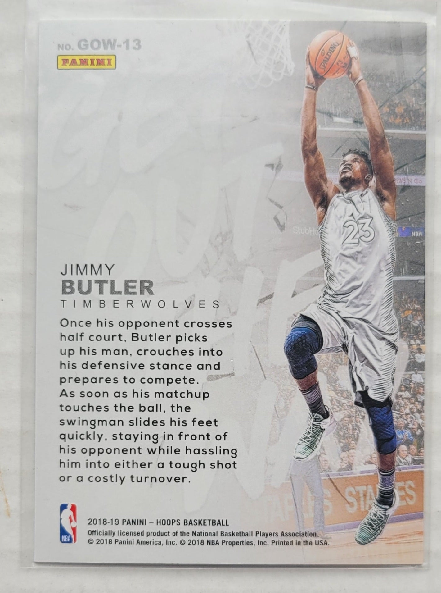 Jimmy Butler - 2018-19 Hoops Get Out The Way #13